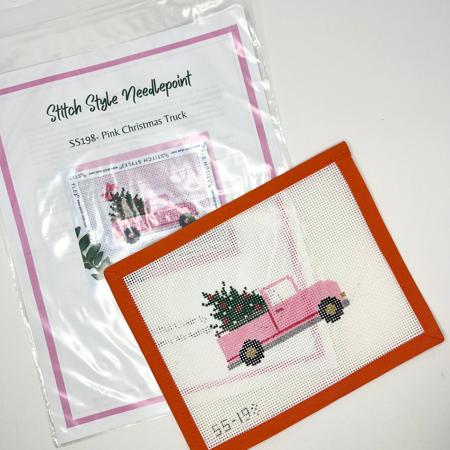 Pink Christmas Truck