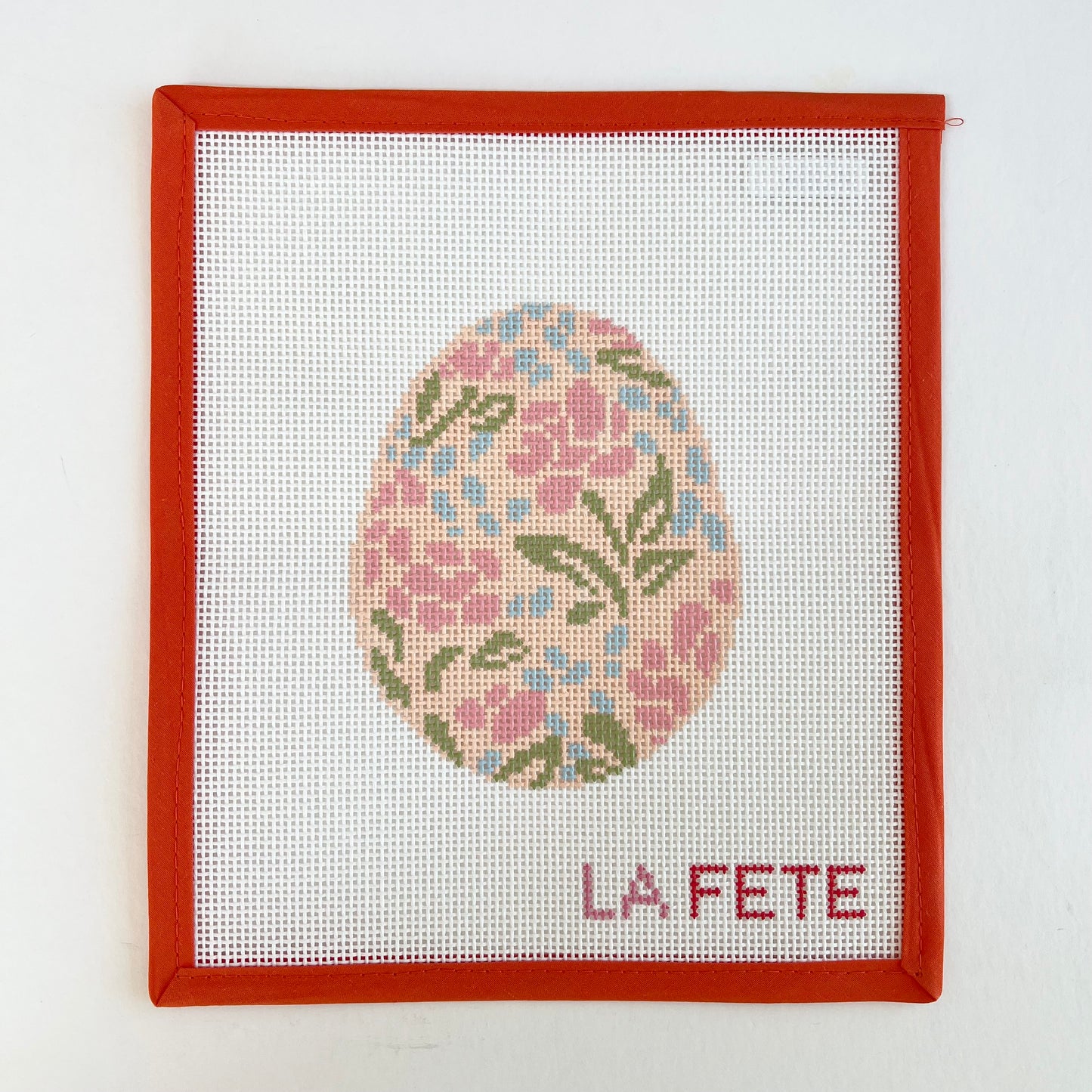 Pink Floral Easter Egg