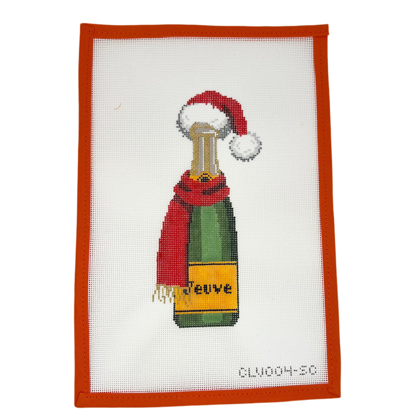Veuve Bottle - Santa Hat & Scarf
