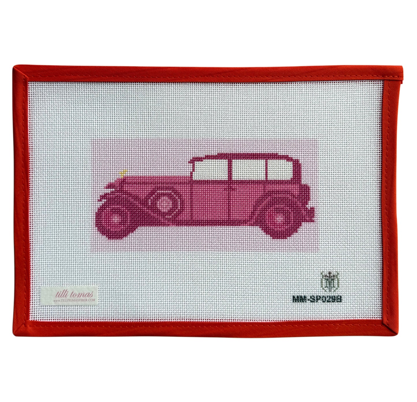 Antique Pink Car