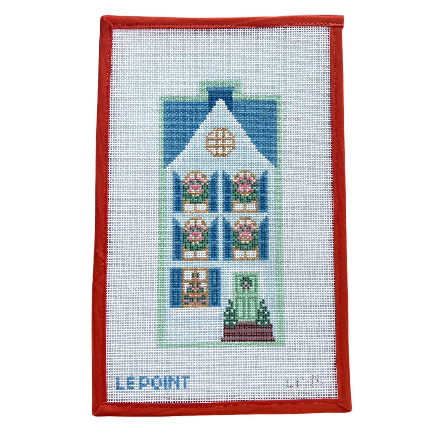Christmas Village - Blue Row House