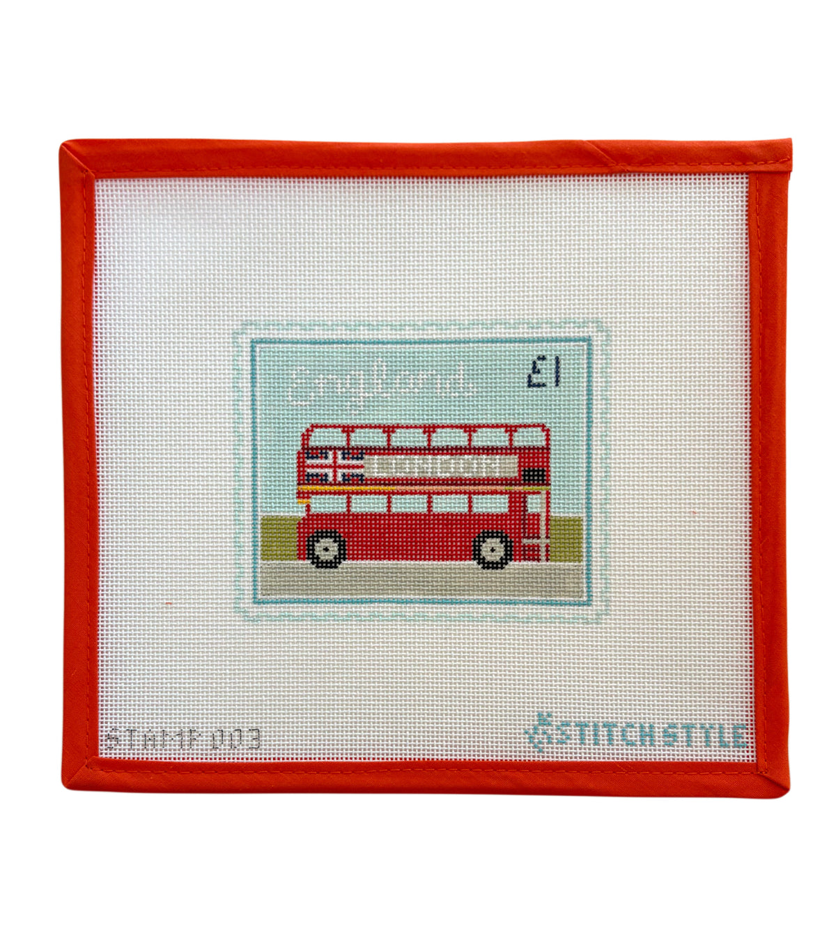 England Double Decker Bus Stamp