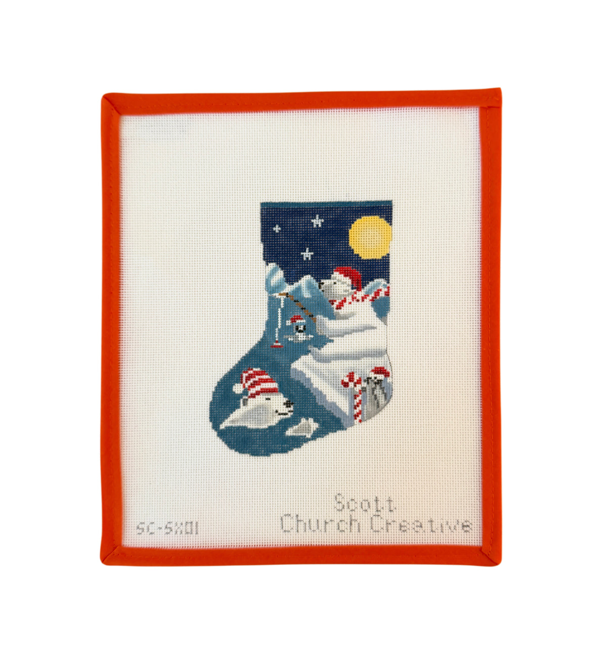 Polar Bears Mini Stocking - SX01