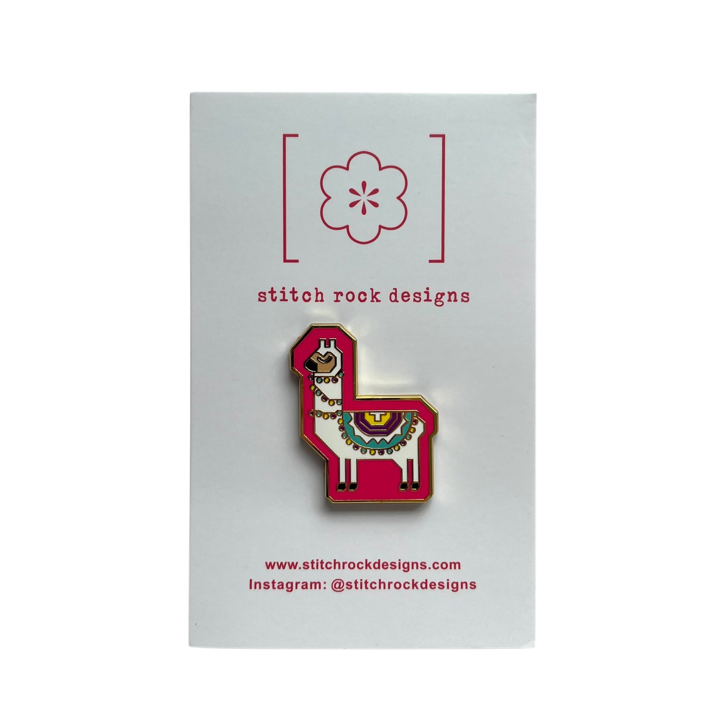 Pink Llama Needle Minder