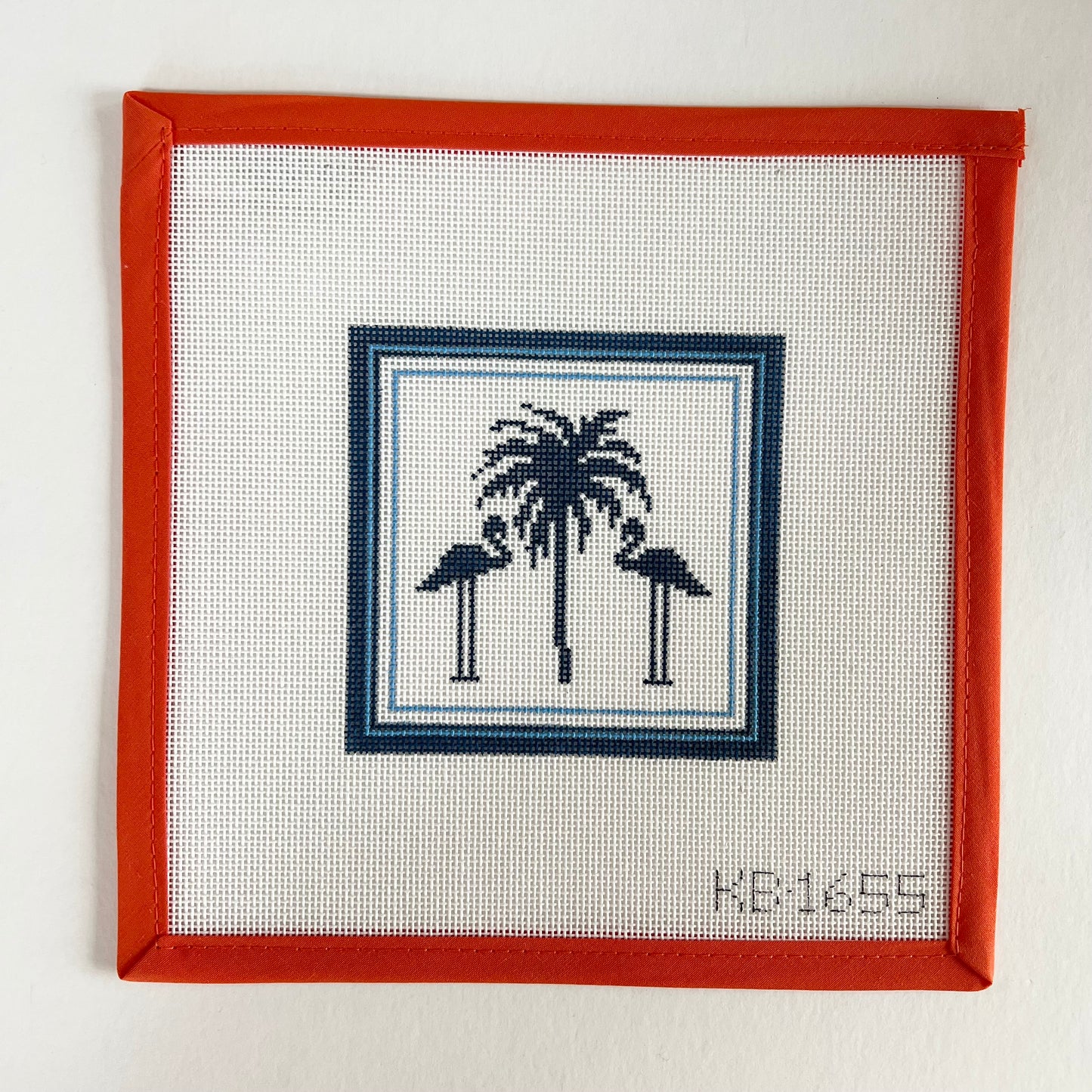 Nautical Coaster - Palm Tree in Blue