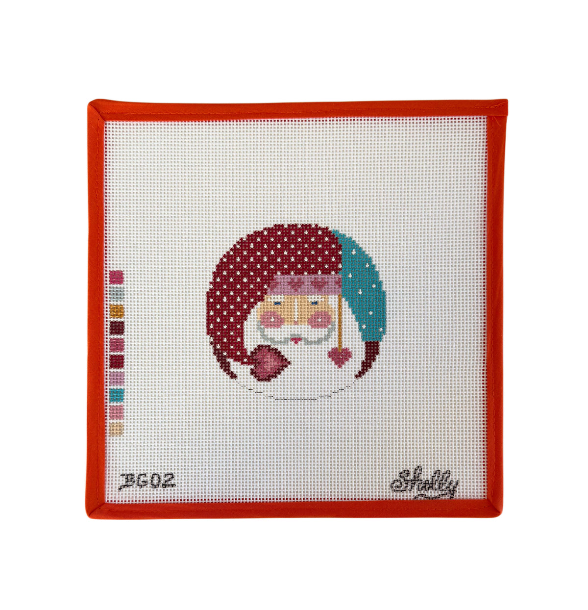 February Santa Head - BG02