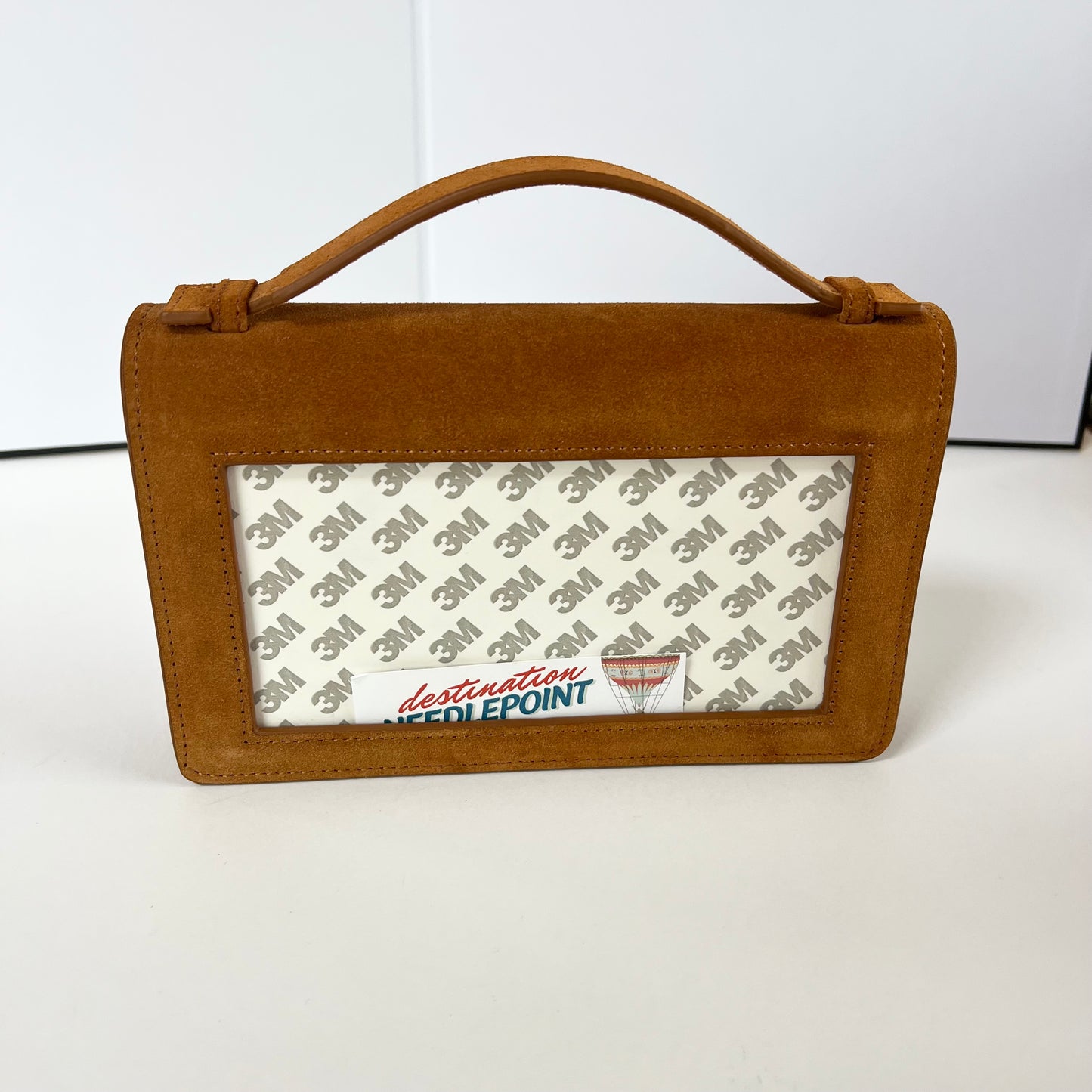 The Everyday Clutch - Suede + Gold Chain