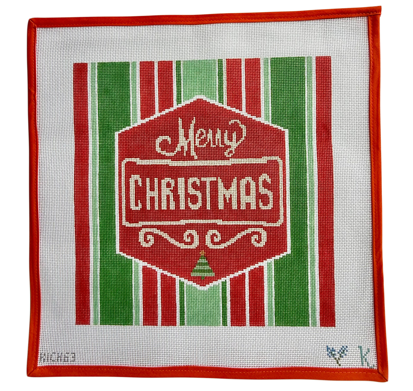 Merry Christmas on Stripes