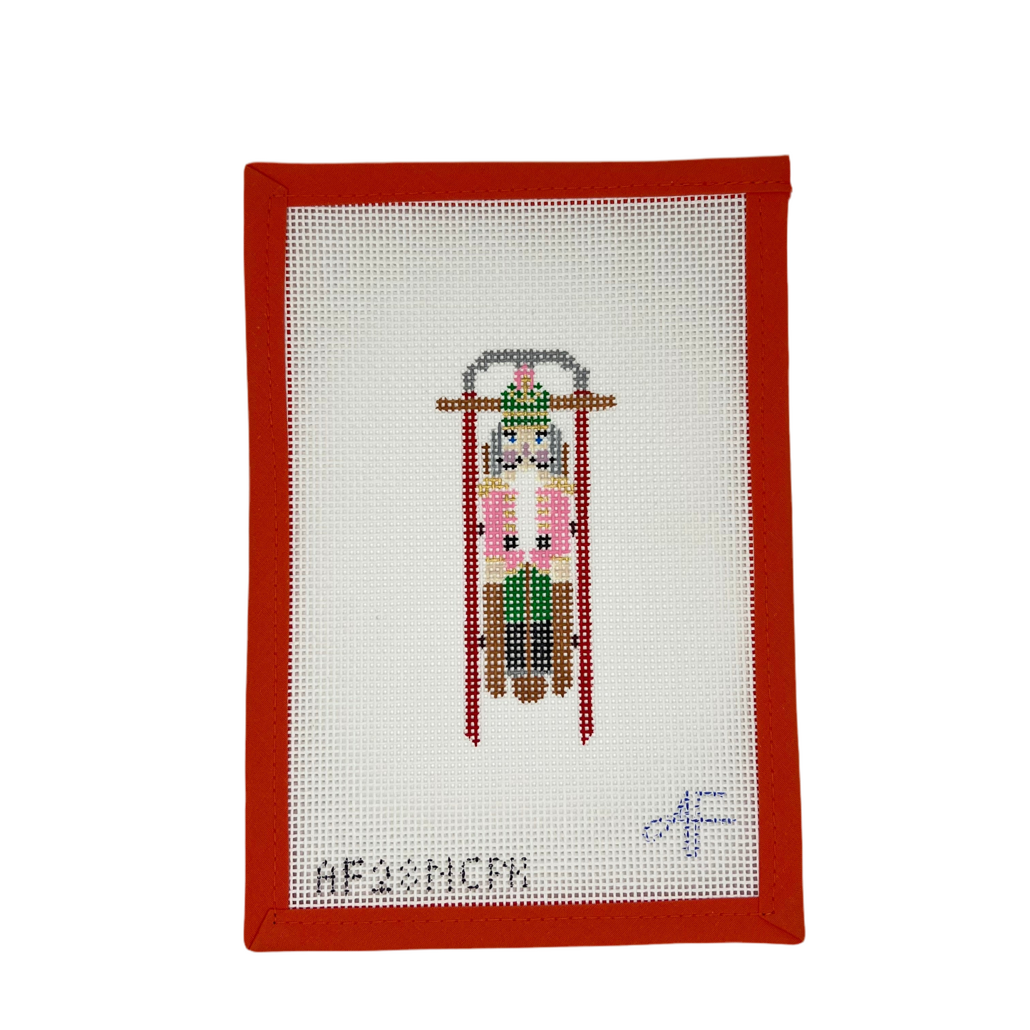 Sled With Pink Nutcracker
