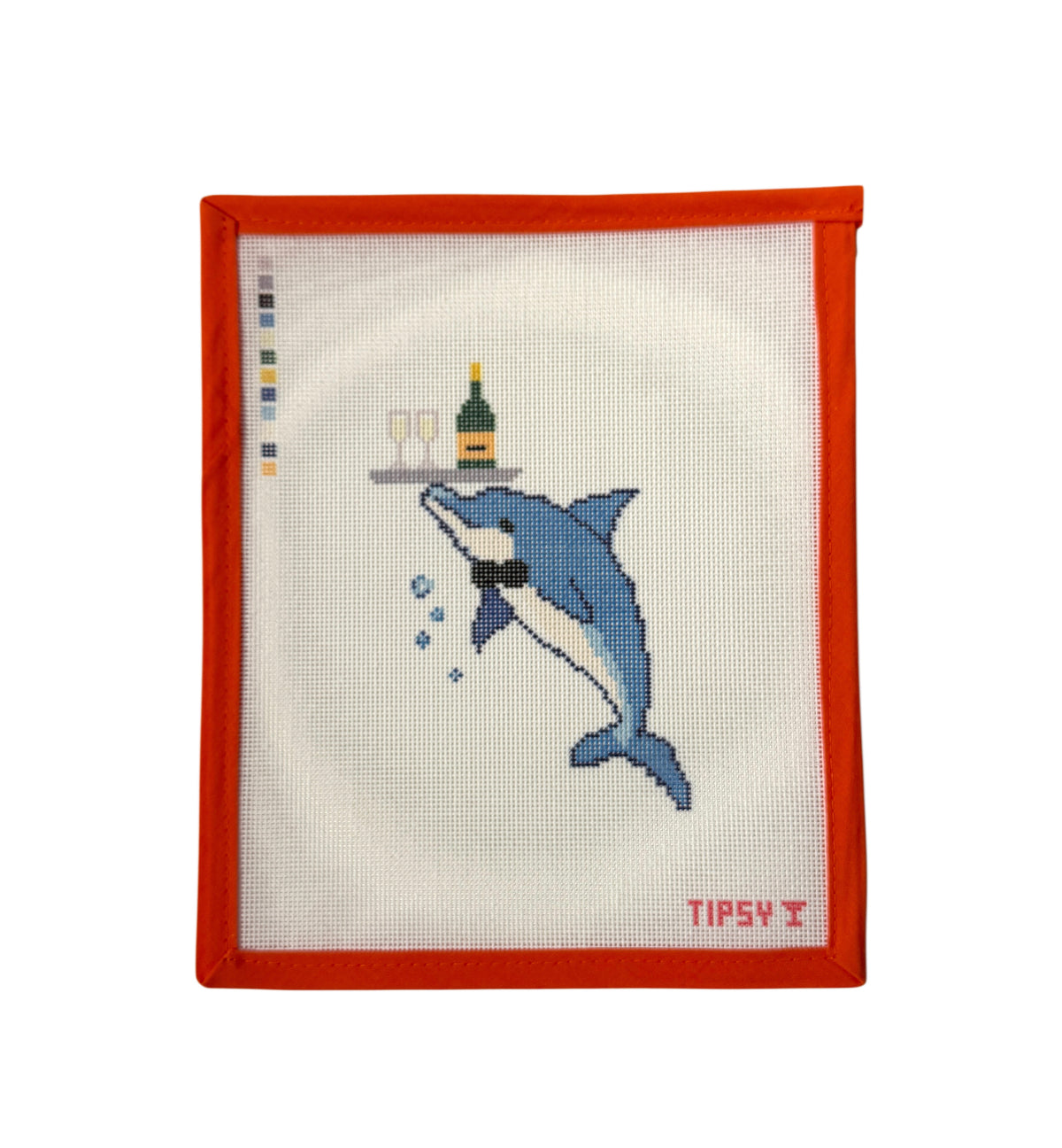 Dolphin Serving Champagne