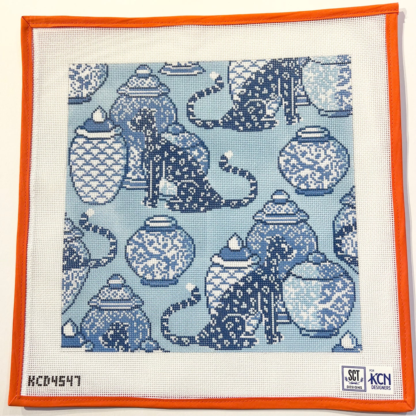 Leopard and Lidded Jars Square