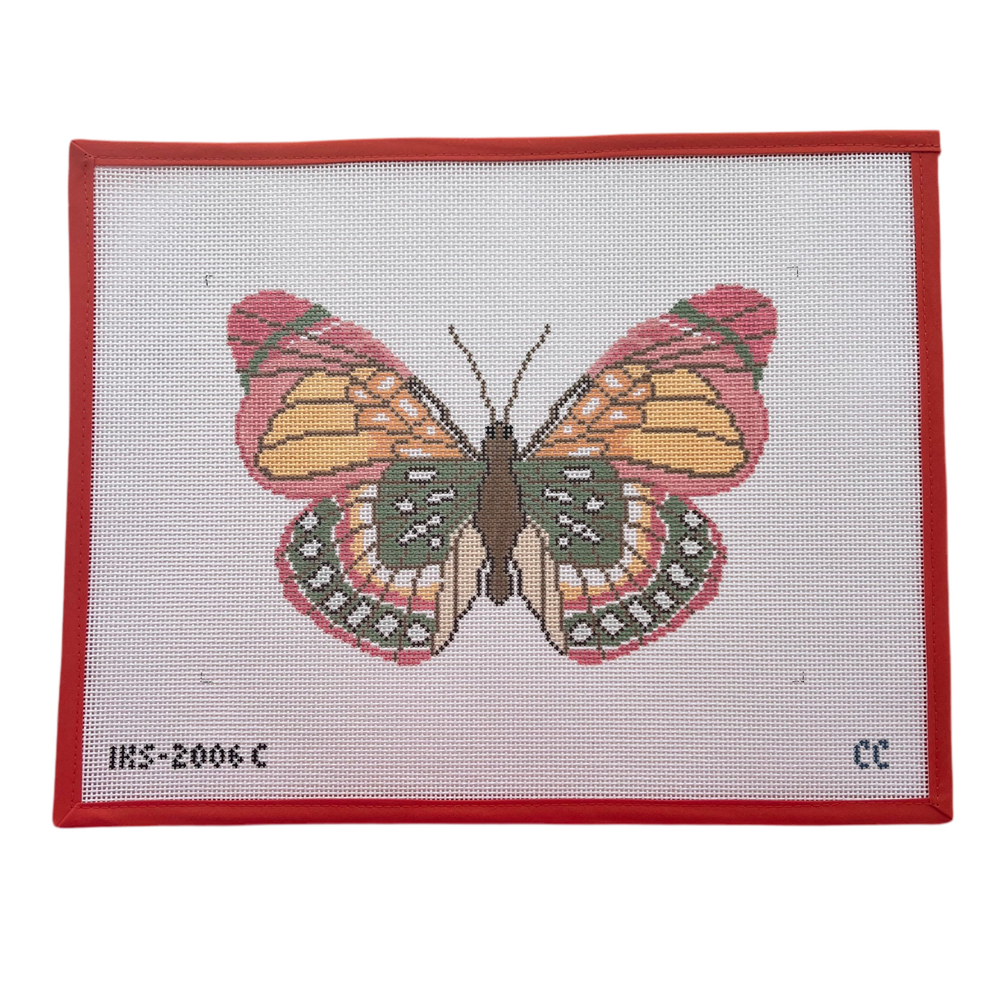 Pink Green Butterfly LG