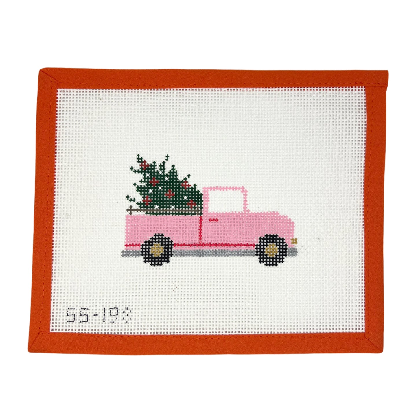 Pink Christmas Truck