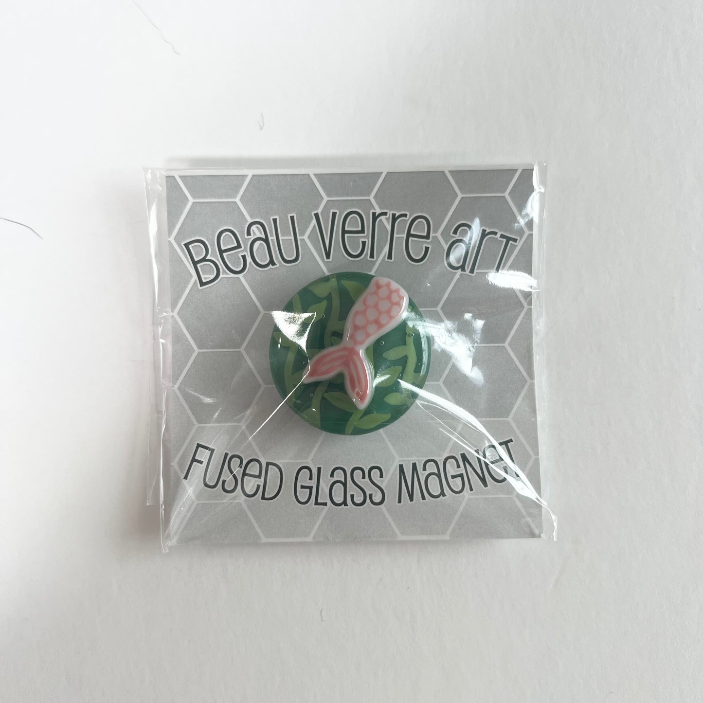 Mermaid Fused Glass Needle Minder