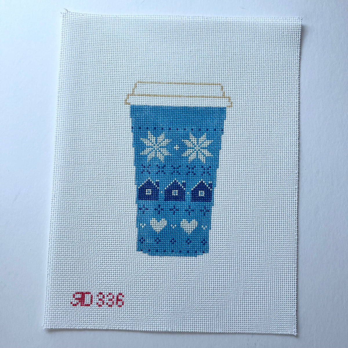 Blue Fair Isle Cup - 336