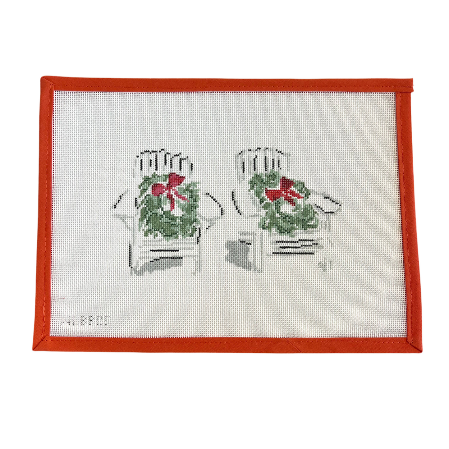 Adirondack Chairs with Wreath