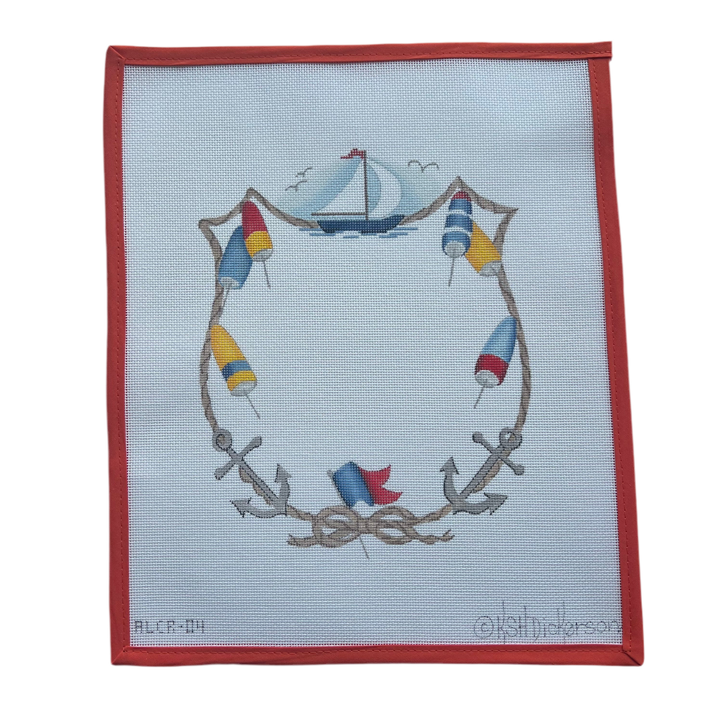 Sailboat, Anchors, Buoys & Rope Crest