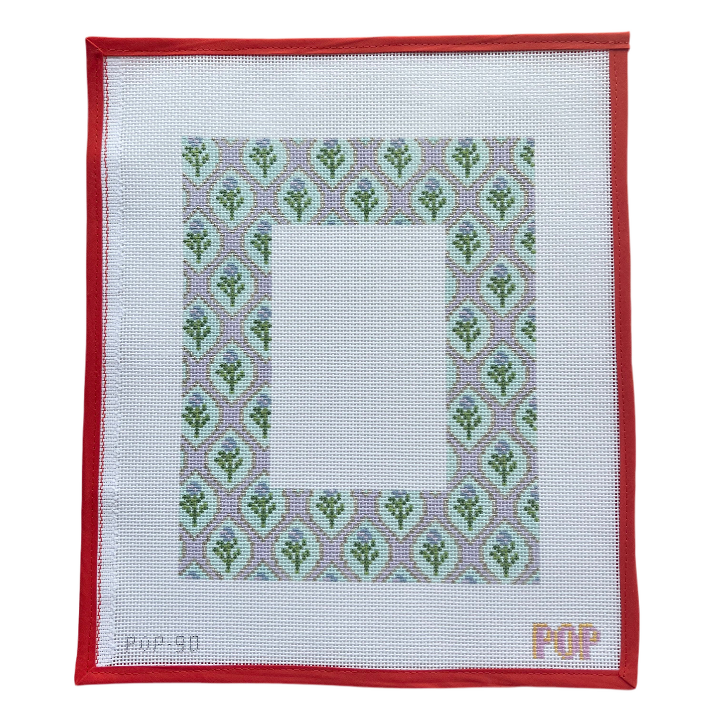 Purple Floral Frame