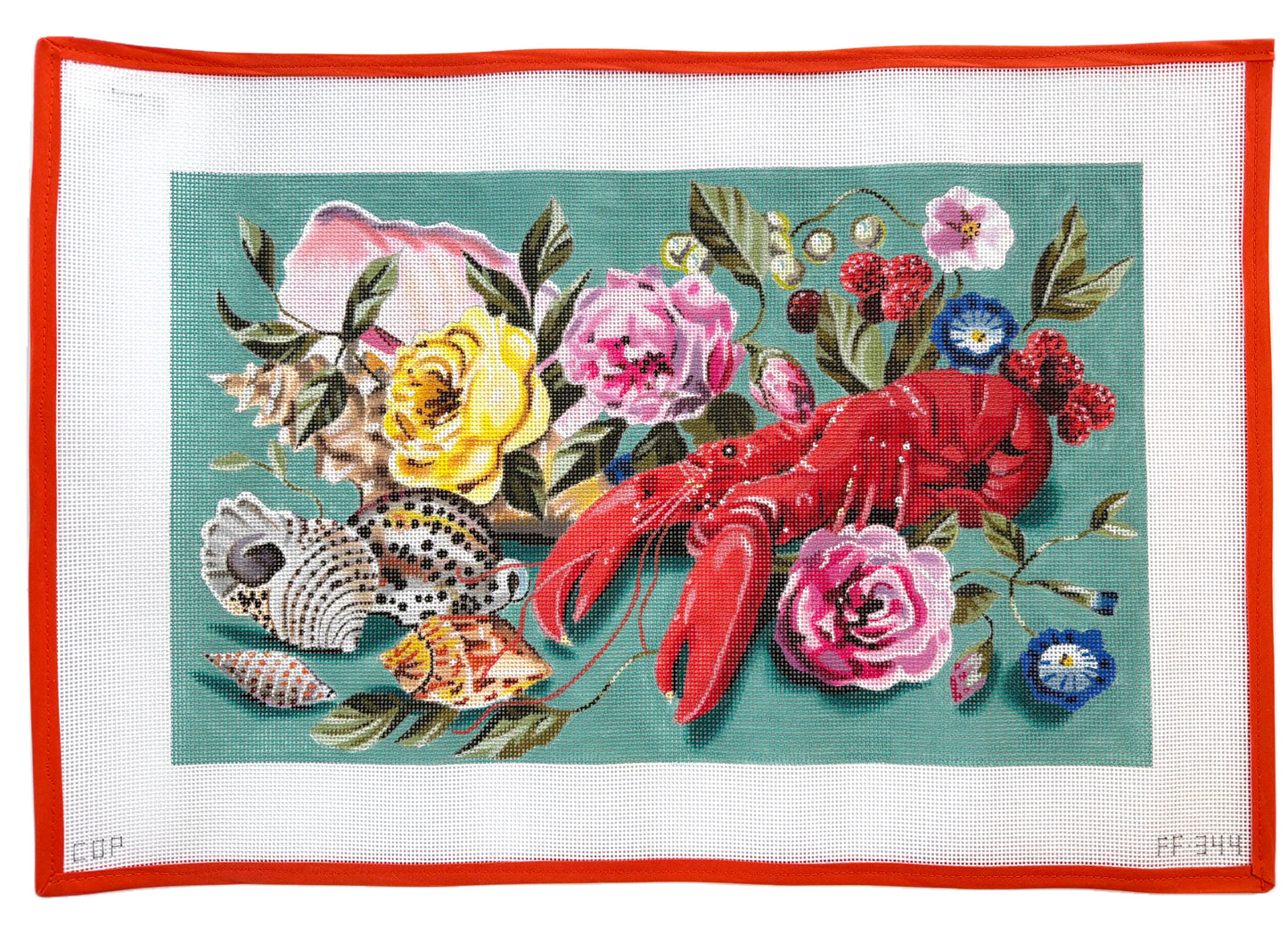 Lobster, Shells & Florals