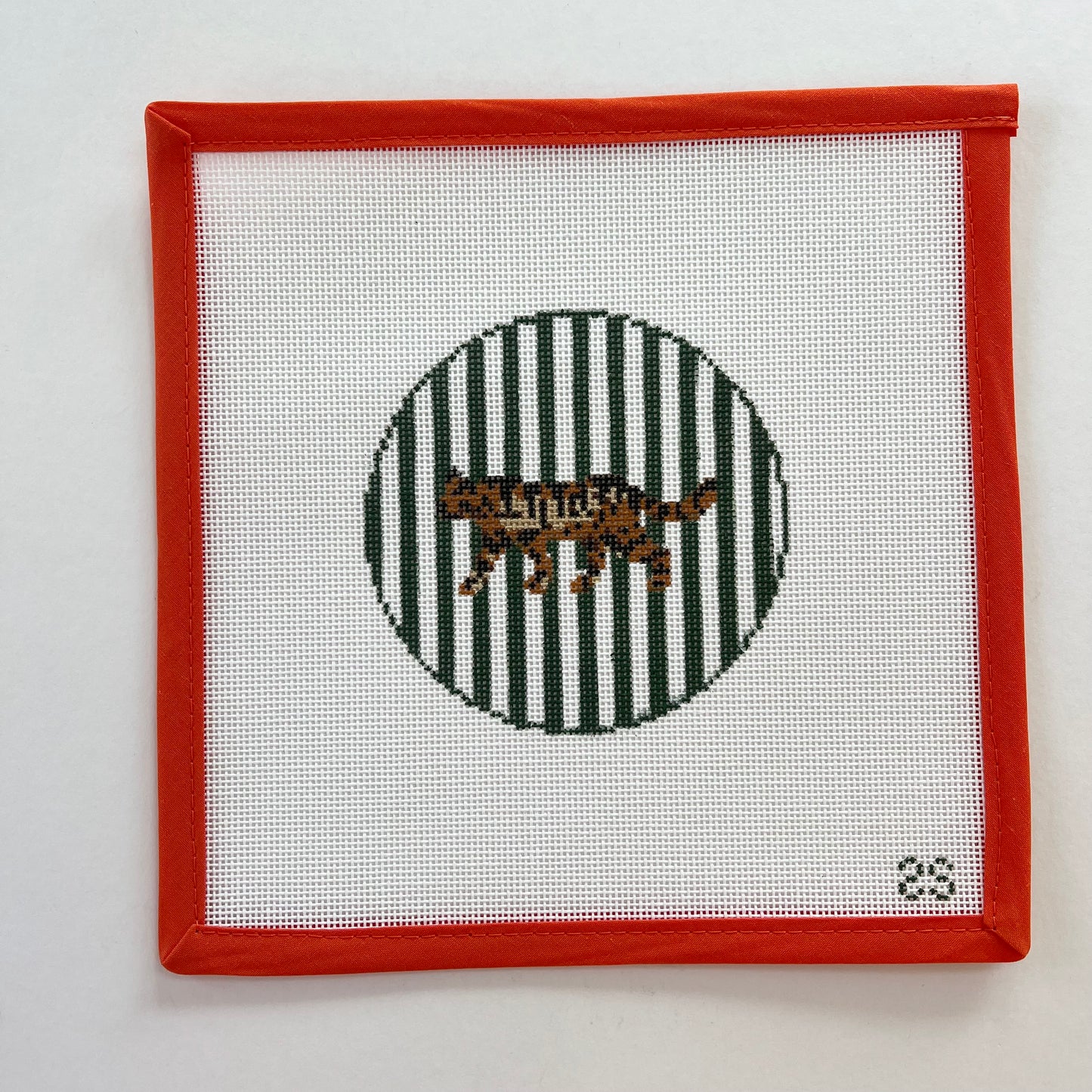 Striped Cheetah Round