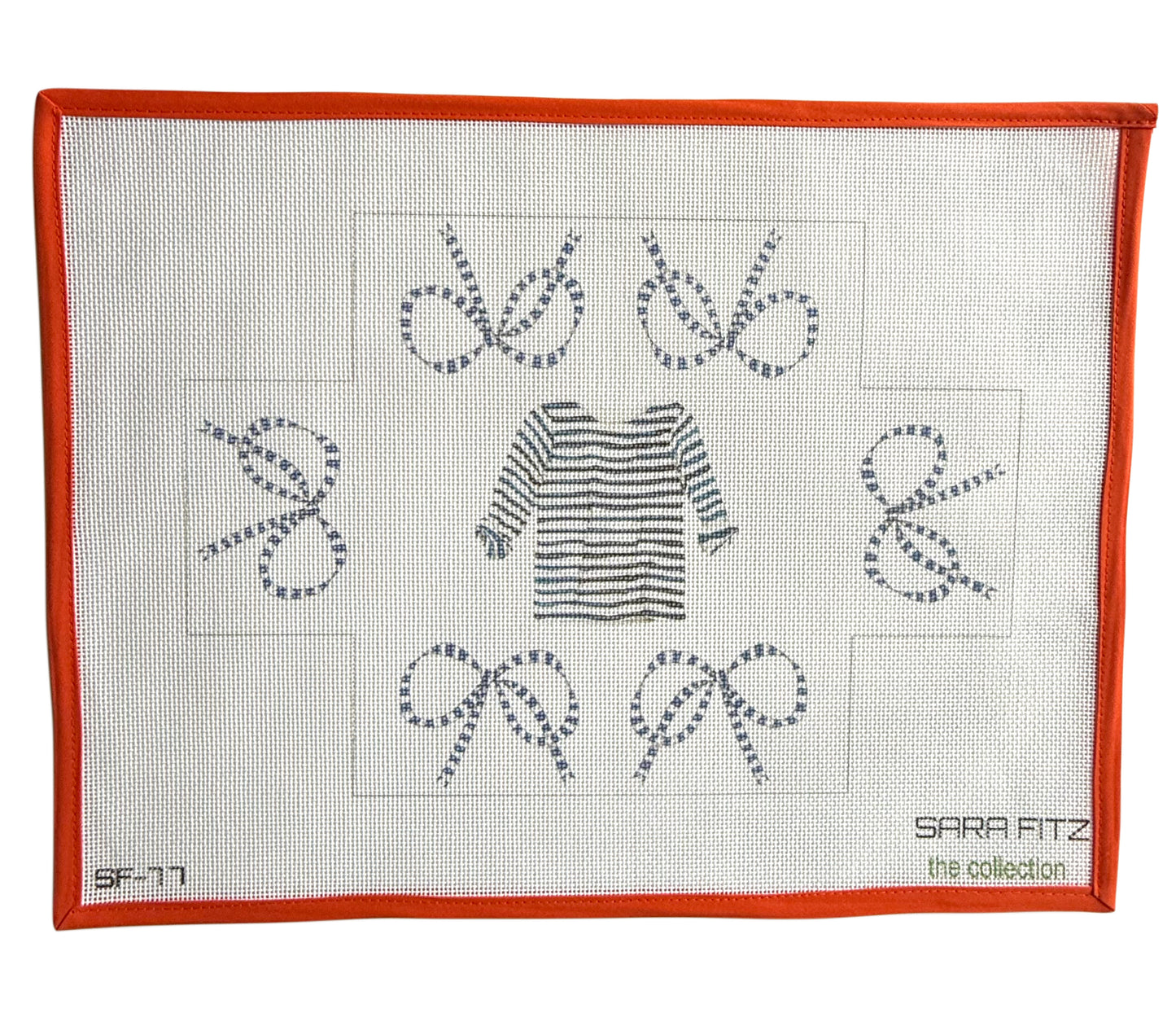 Striped Shirt w/ Bows Brick Cover