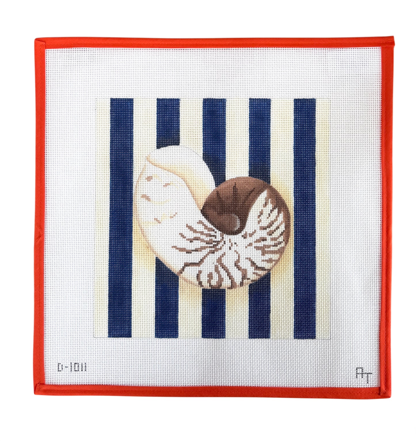 Nautilus Shell Square/Stripes