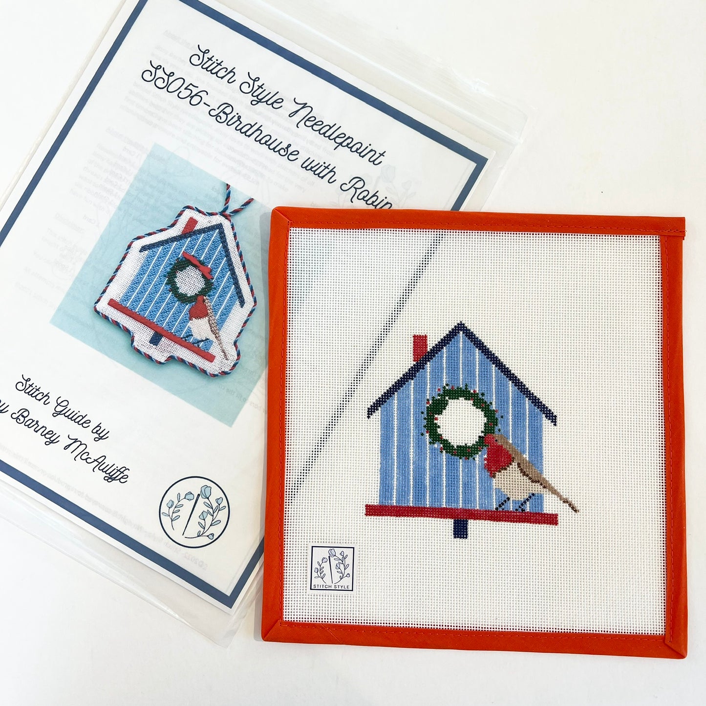 Christmas Bird House W/Stitch Guide