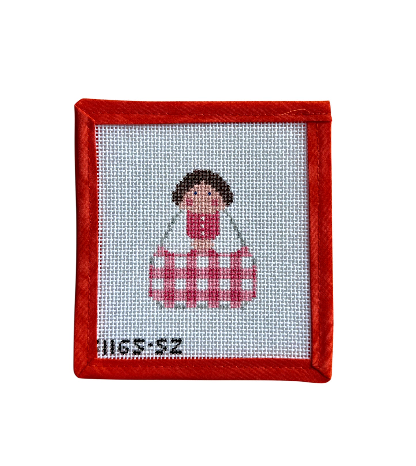 Pink Gingham Angel