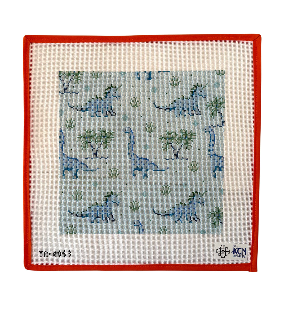 Dinosaur Square Canvas