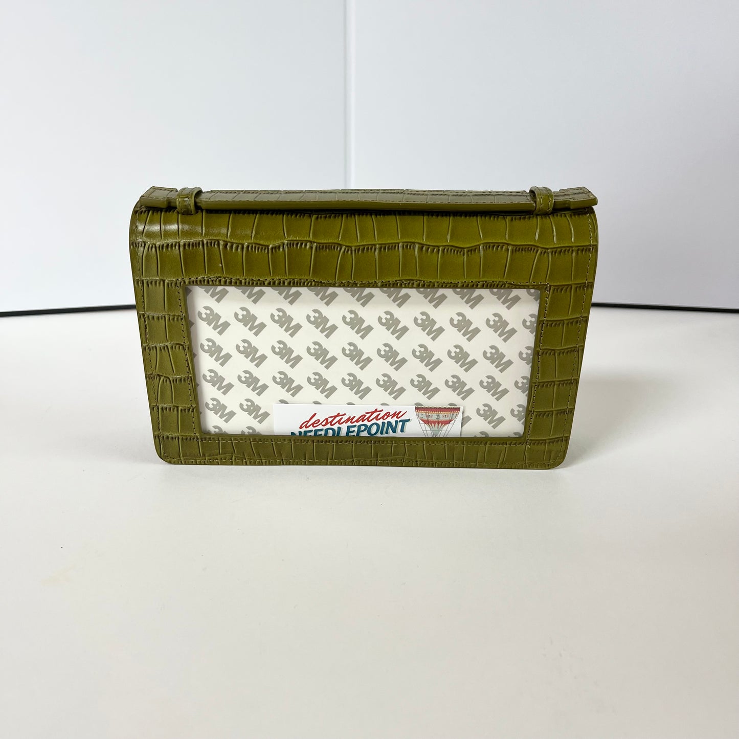 The Everyday Clutch - Green Croc