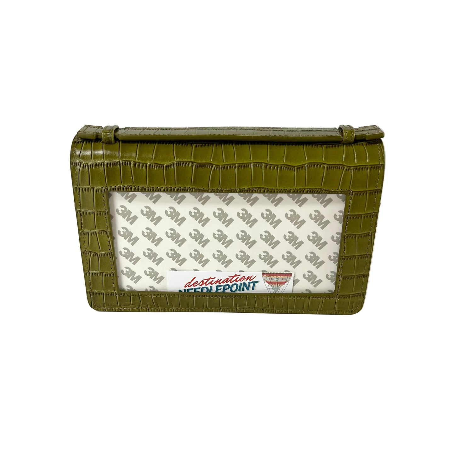 The Everyday Clutch - Green Croc