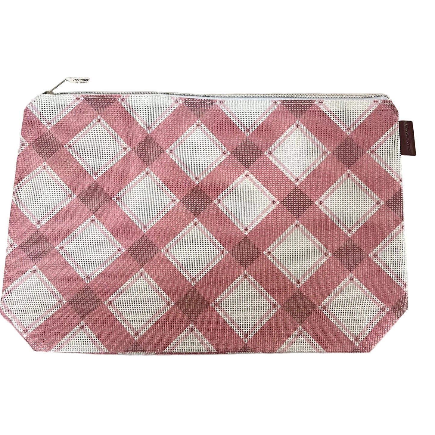 Berry Plaid Large Project Bag