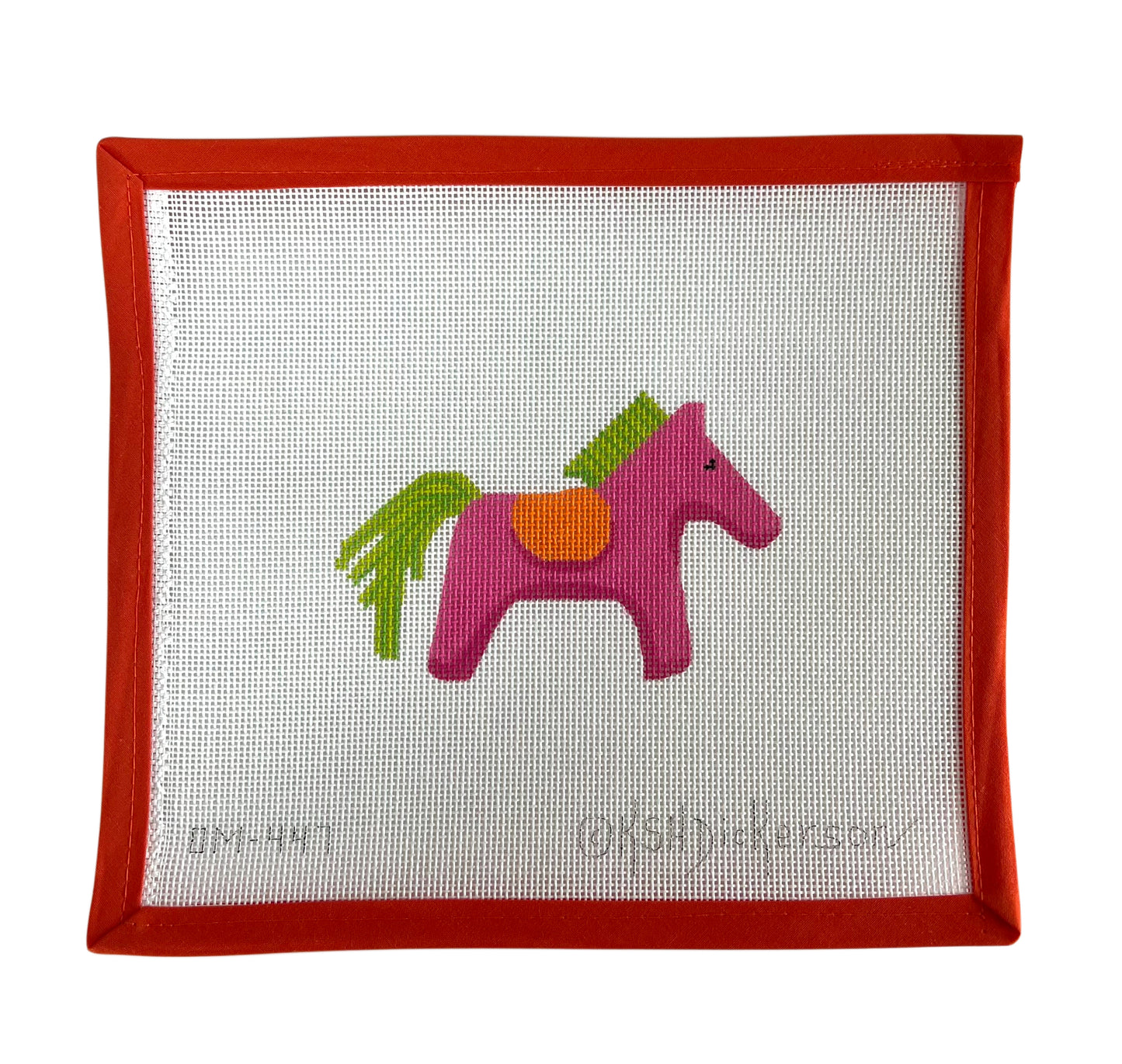 Hermes Horse w/ Saddle - Hot Pink, Lime, and Orange