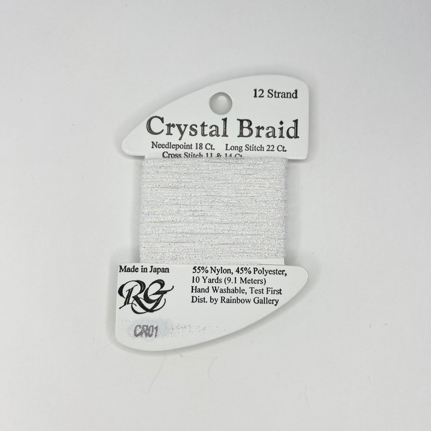 Crystal Braid - CR01 White Pearl