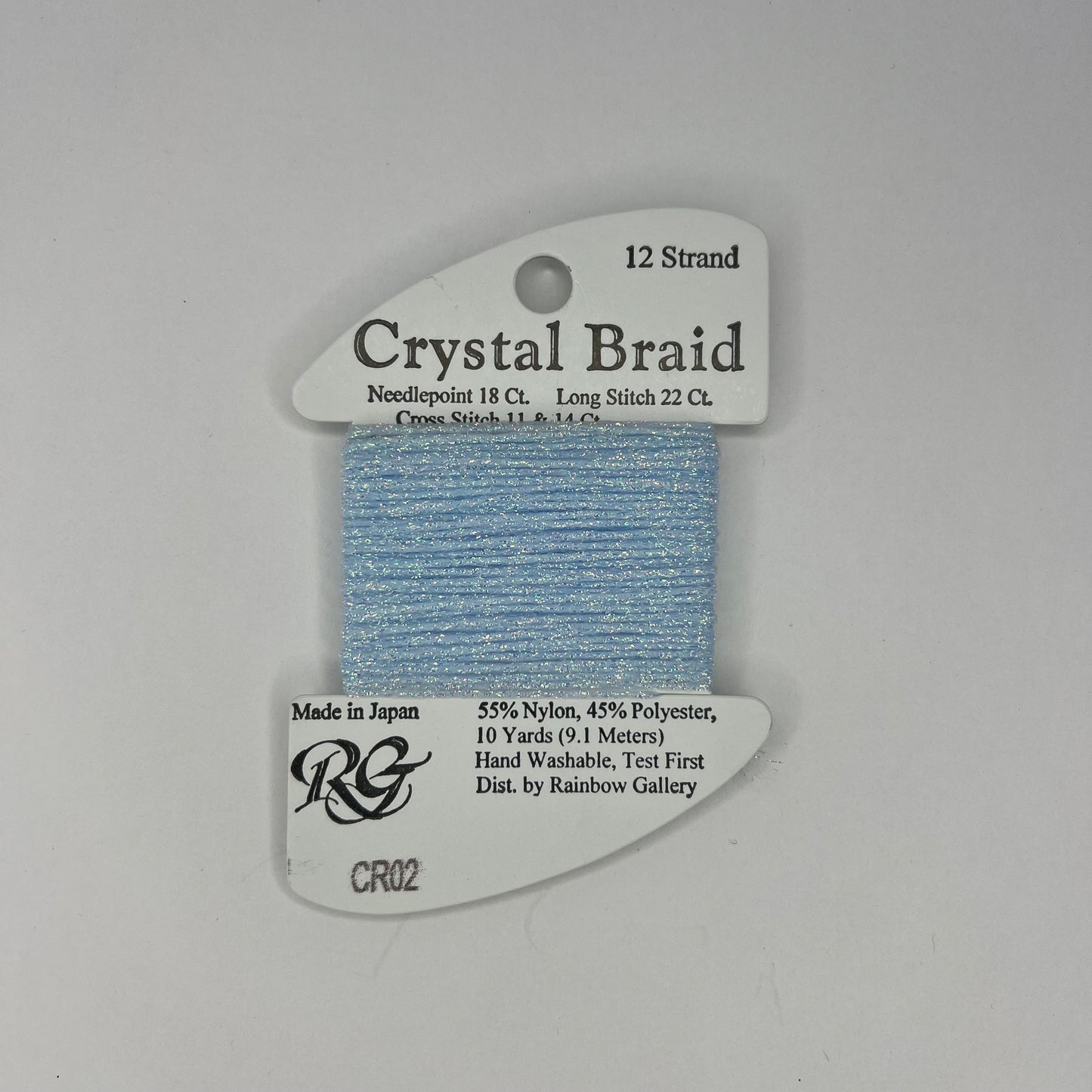 Crystal Braid - CR02 Baby Blue Pearl