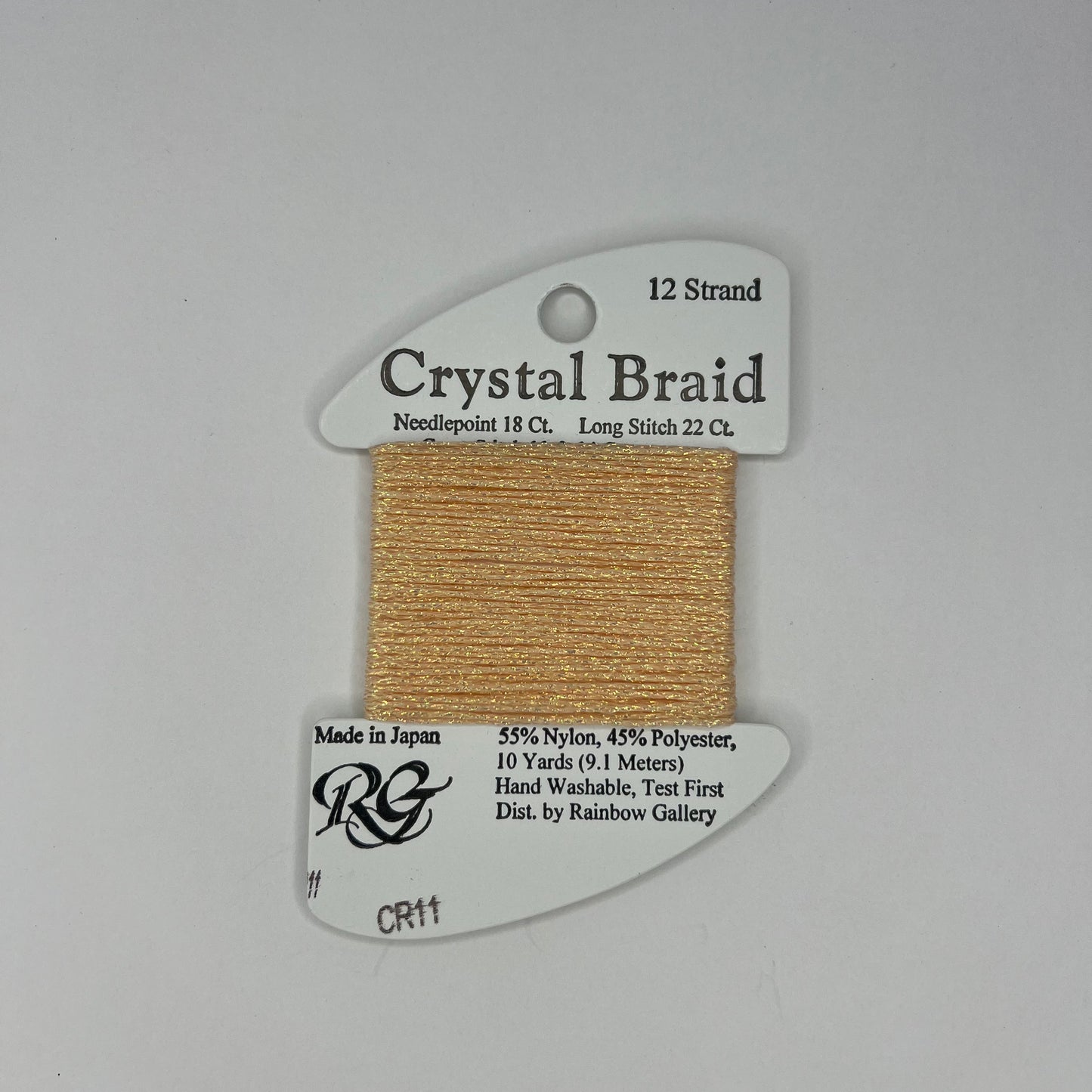 Crystal Braid - CR11 Peach Pearl