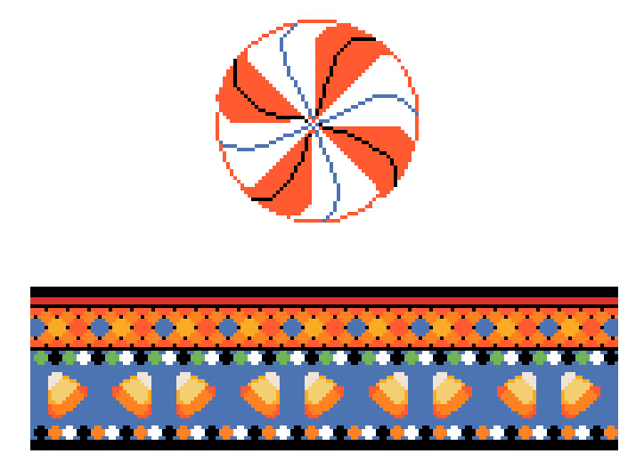 FS-R-8 Candy Corn Hinged Box
