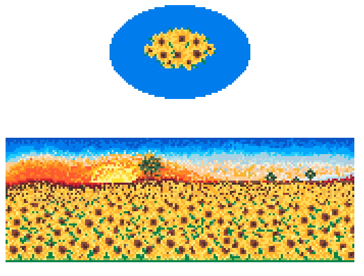 FS-O-54 Sunflowers Hinged Box