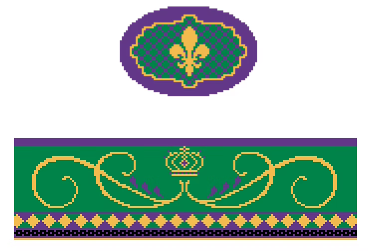FS-O-24 Mardi Gras Hinged Box