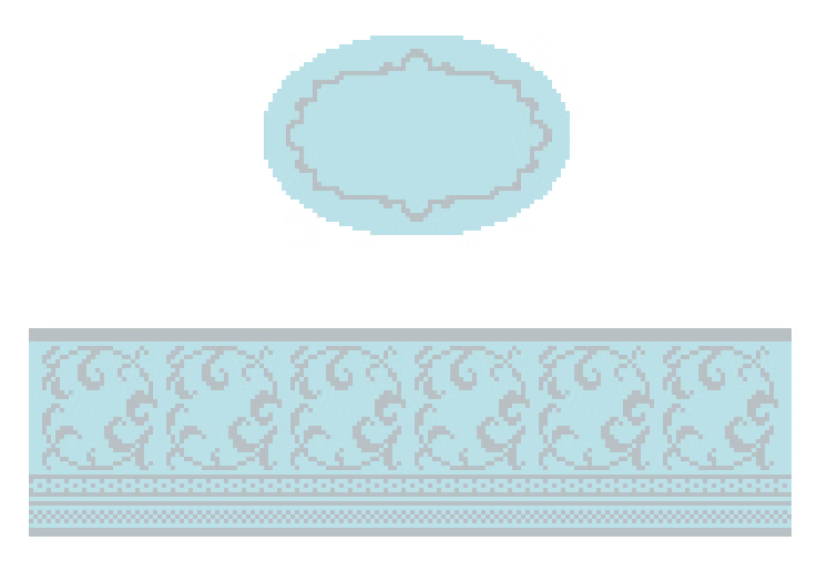 FS-O-18B Light Blue & Silver Hinged Box