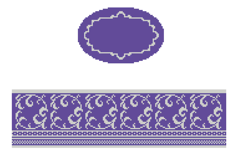 FS-O-18 Purple & Silver Hinged Box
