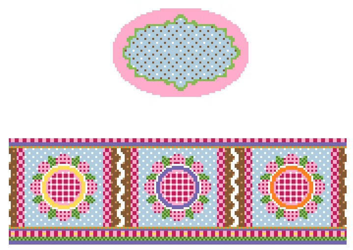 FS-O-44 Quilt Pink Hinged Box