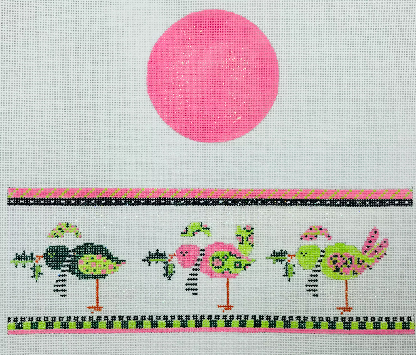 FS-R-15A Birds Pink Hinged Box
