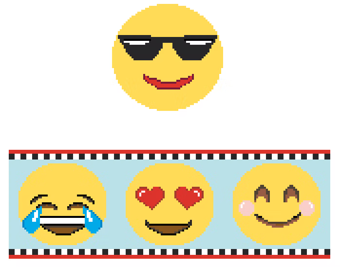 FS-R-30 Smile Face Hinged Box