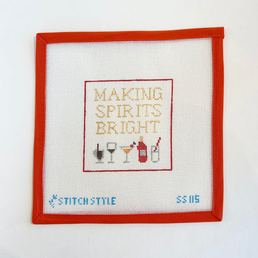 Making Spirits Bright W/Stitch Guide