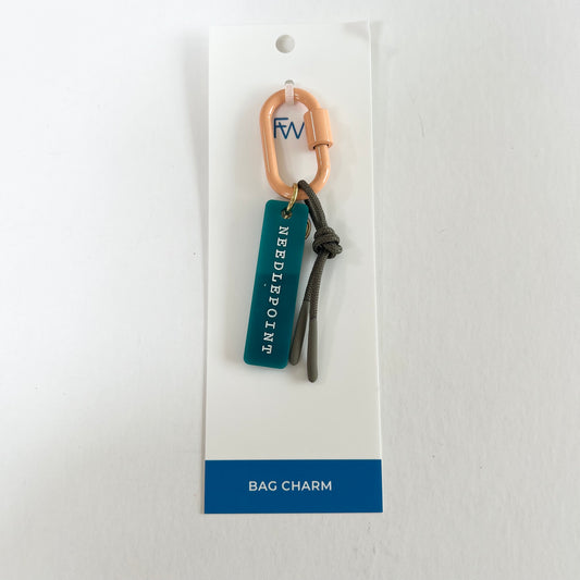 NEEDLEPOINT Bag Charm