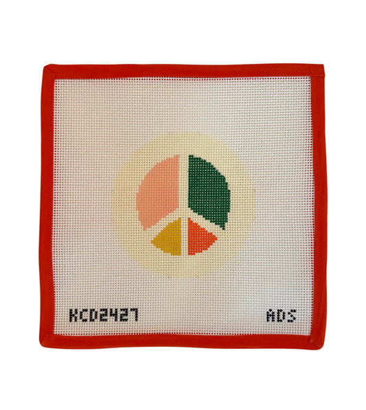 Peace Round Canvas