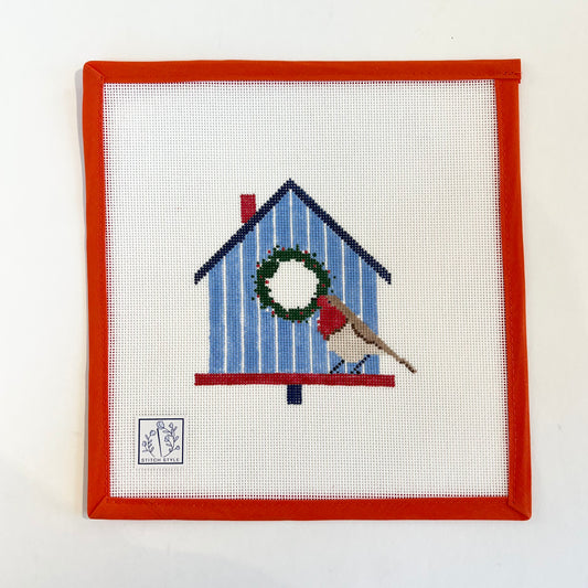 Christmas Bird House W/Stitch Guide