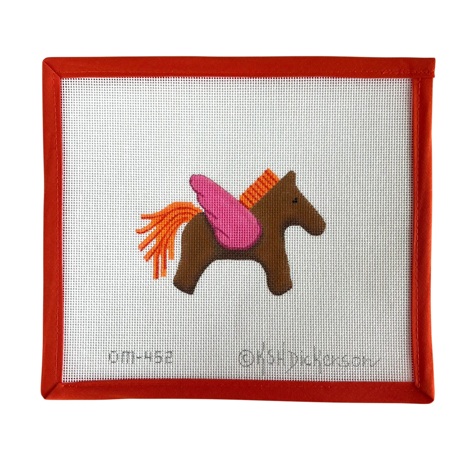 Hermes Pegasus - Brown, Orange, and Fuchsia