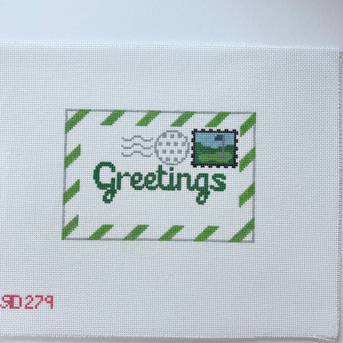 Greetings Gold Course Blank Letter - 279